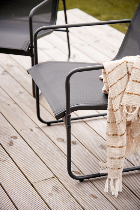 Sofasæt stål sort 4 dele - Envy